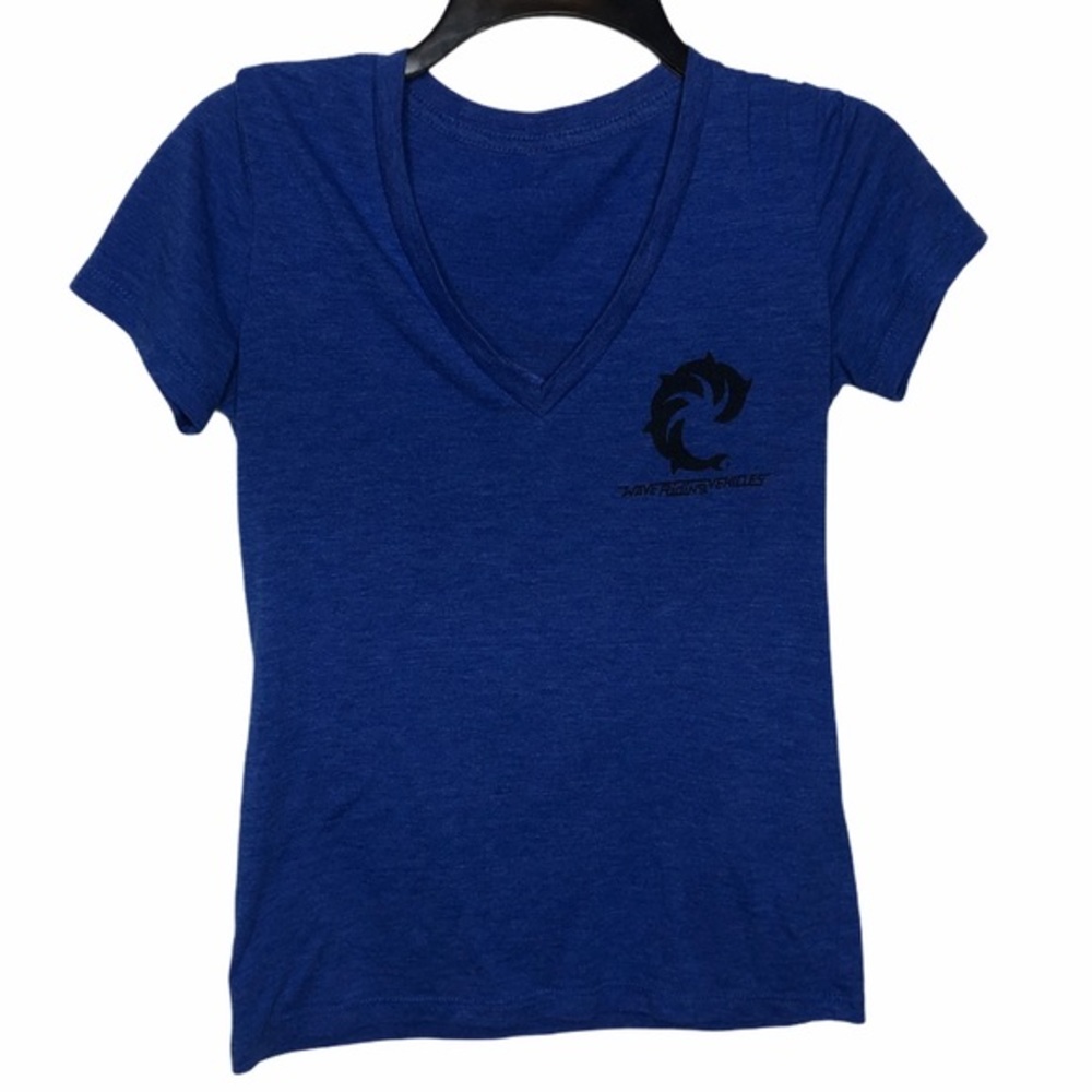 Wave riding vehicles Dog T-Shirt Blue Beach WRV
